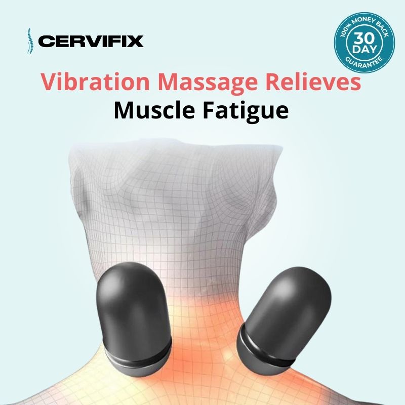Cervifix™ Neck Traction Massager + Foam Pillow