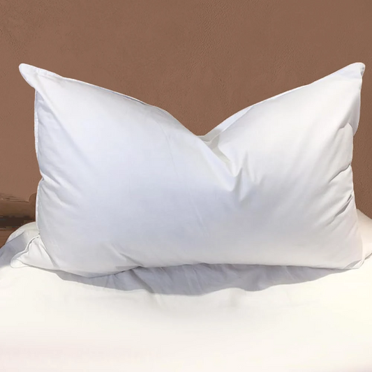 Duck Feathers and Down White Pillows with 100% Cotton