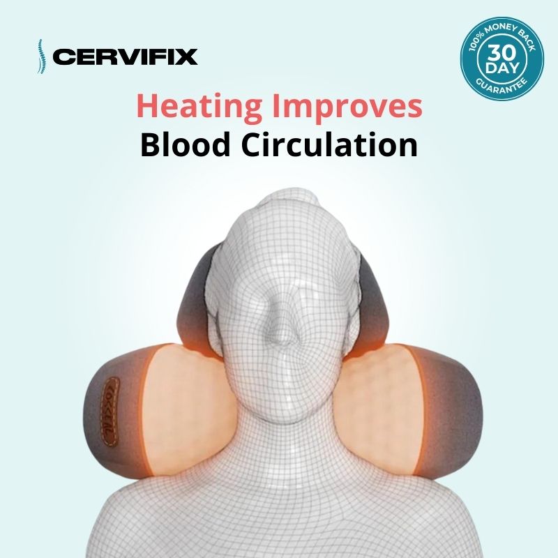 Cervifix™ Neck Traction Massager + Foam Pillow