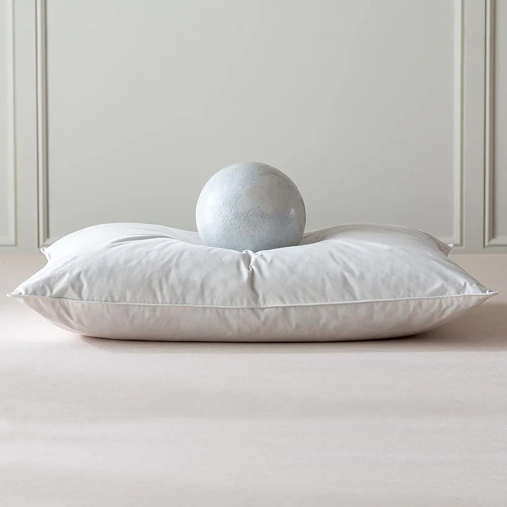Duck Feathers and Down White Pillows with 100% Cotton