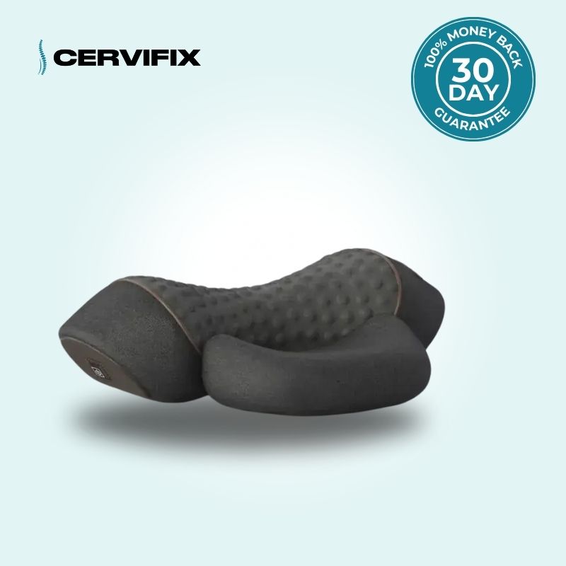 Cervifix™ Neck Traction Massager + Foam Pillow