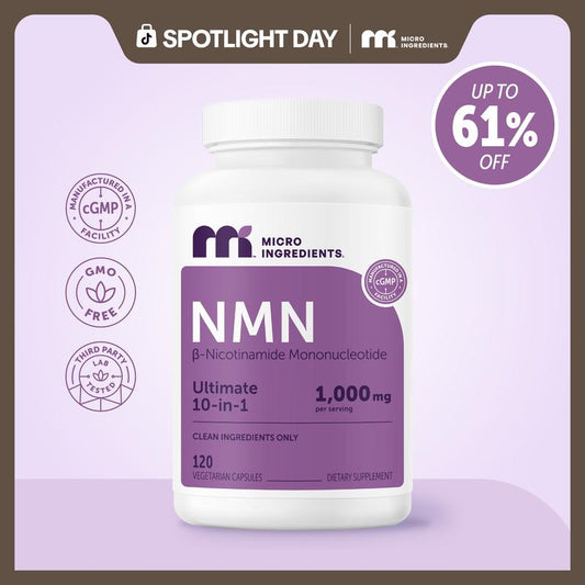 5-in-1 NAD Supplement 500mg NMNH Capsules 60 Caps